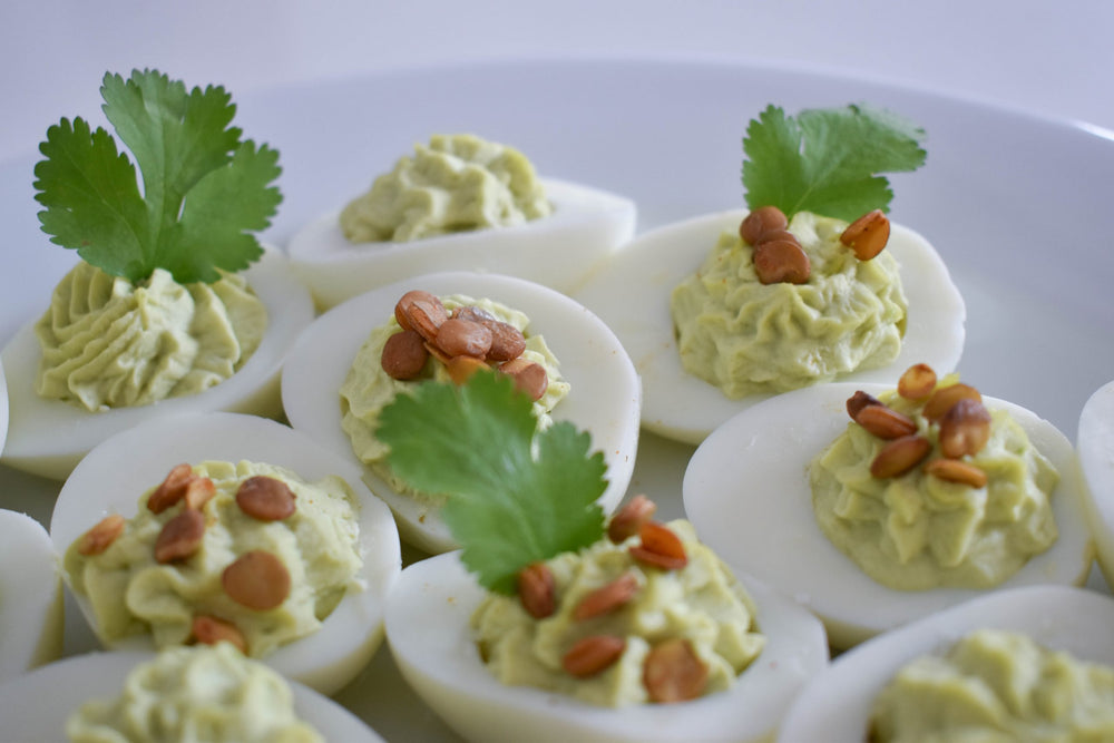 St. Patty's Devilled Eggs