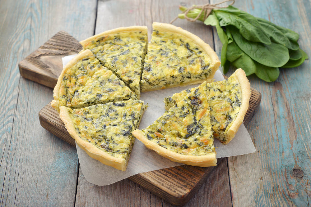 Quiche aux épinards et au fromage