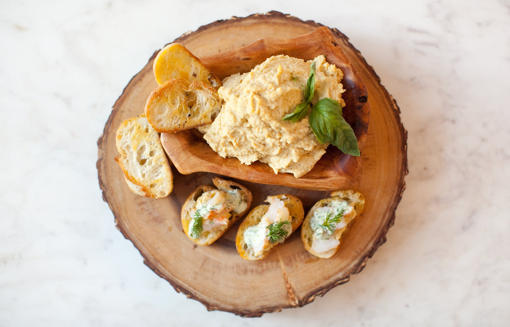 Houmous à l'huile de caméline